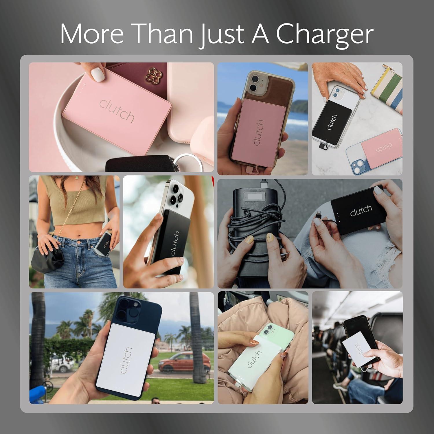 Cargador Portátil Clutch Pro 5000mAh para iPhone Negro