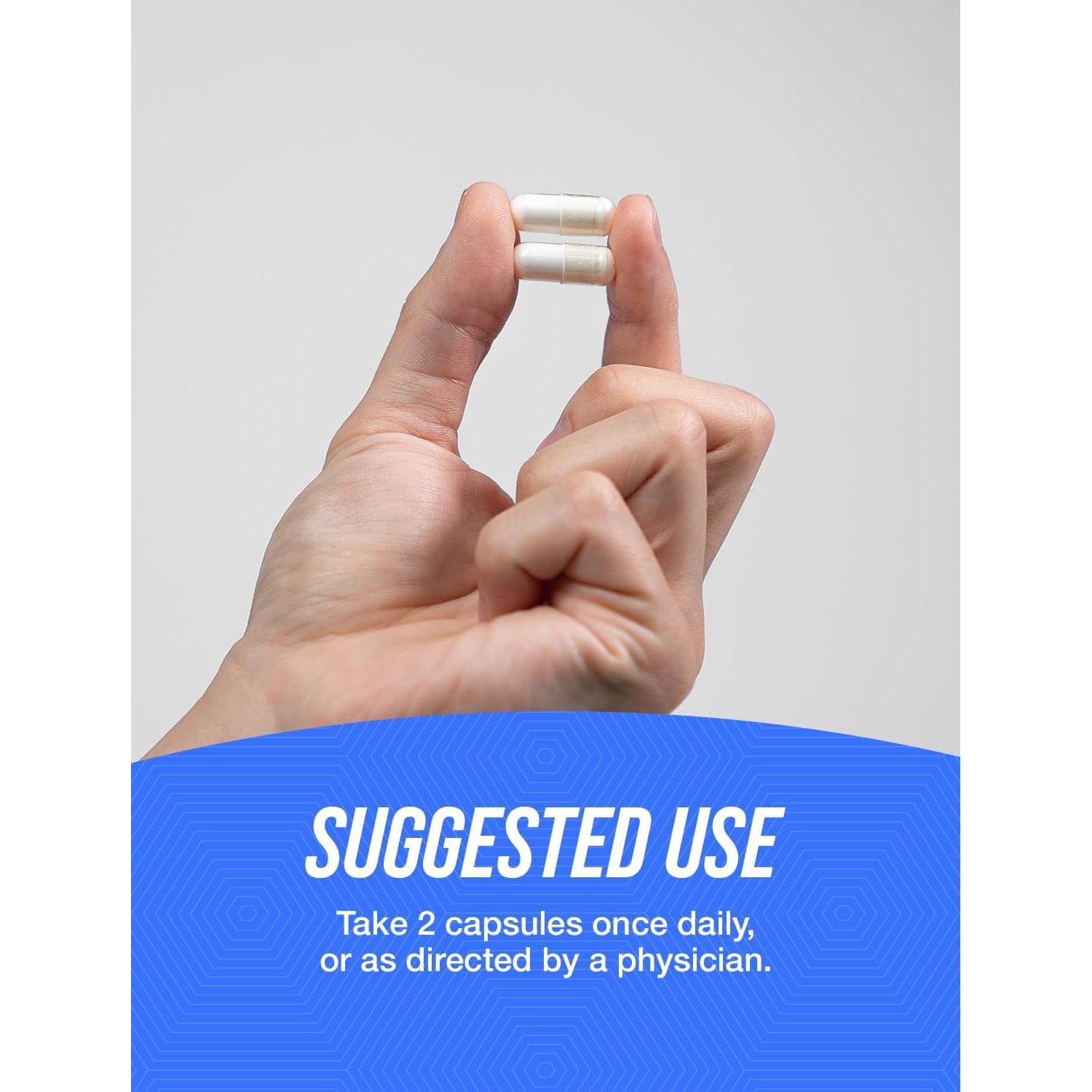 Cápsulas de Lactato de Calcio BulkSupplements 200mg - 240 Unidades