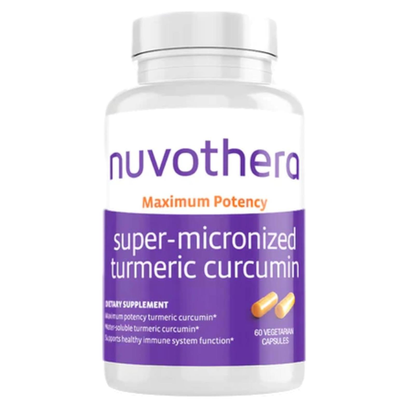 Cápsulas de Cúrcuma y Curcumina Nuvothera 60 Unidades