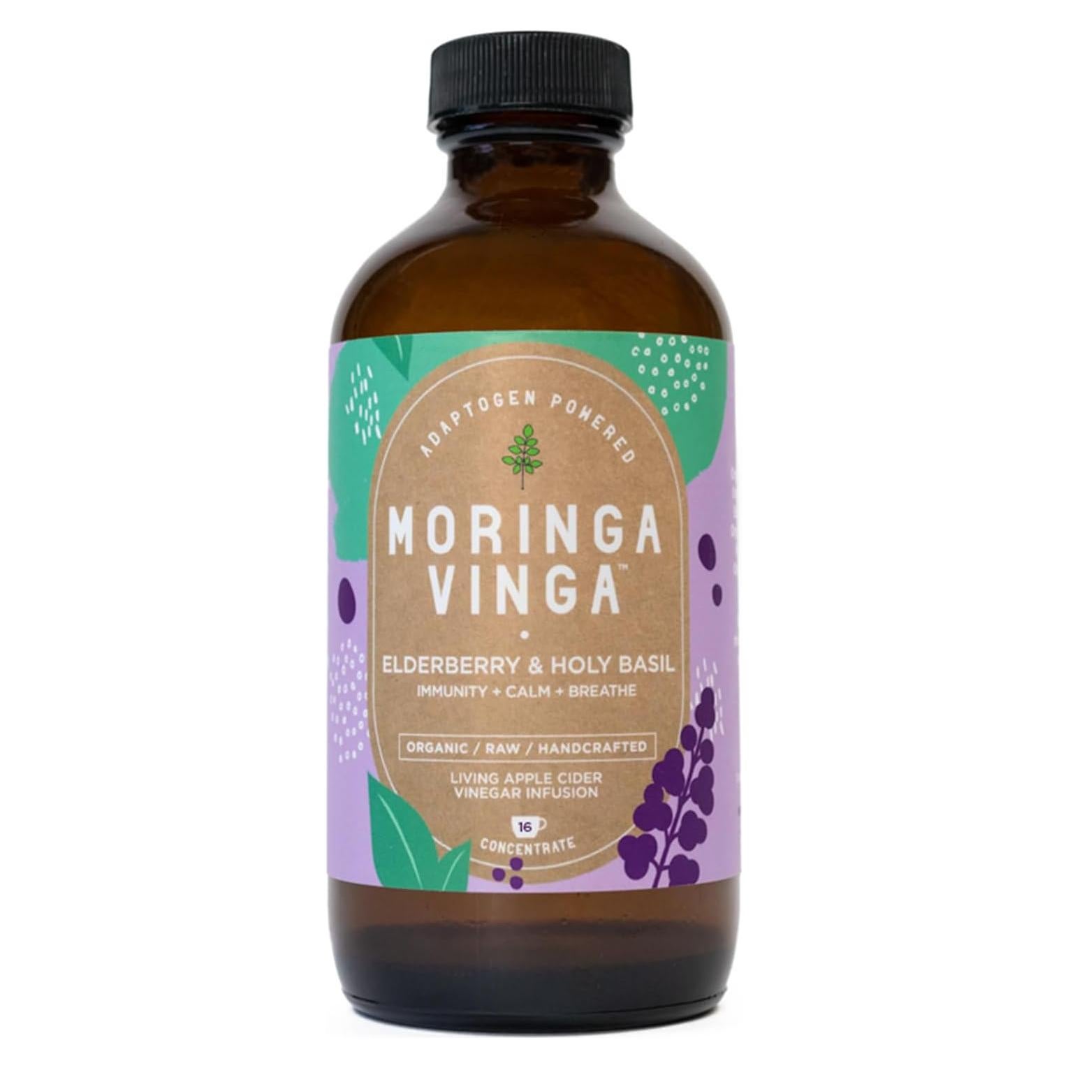Infusión Orgánica de Saúco y Albahaca Sagrada Moringa 227g