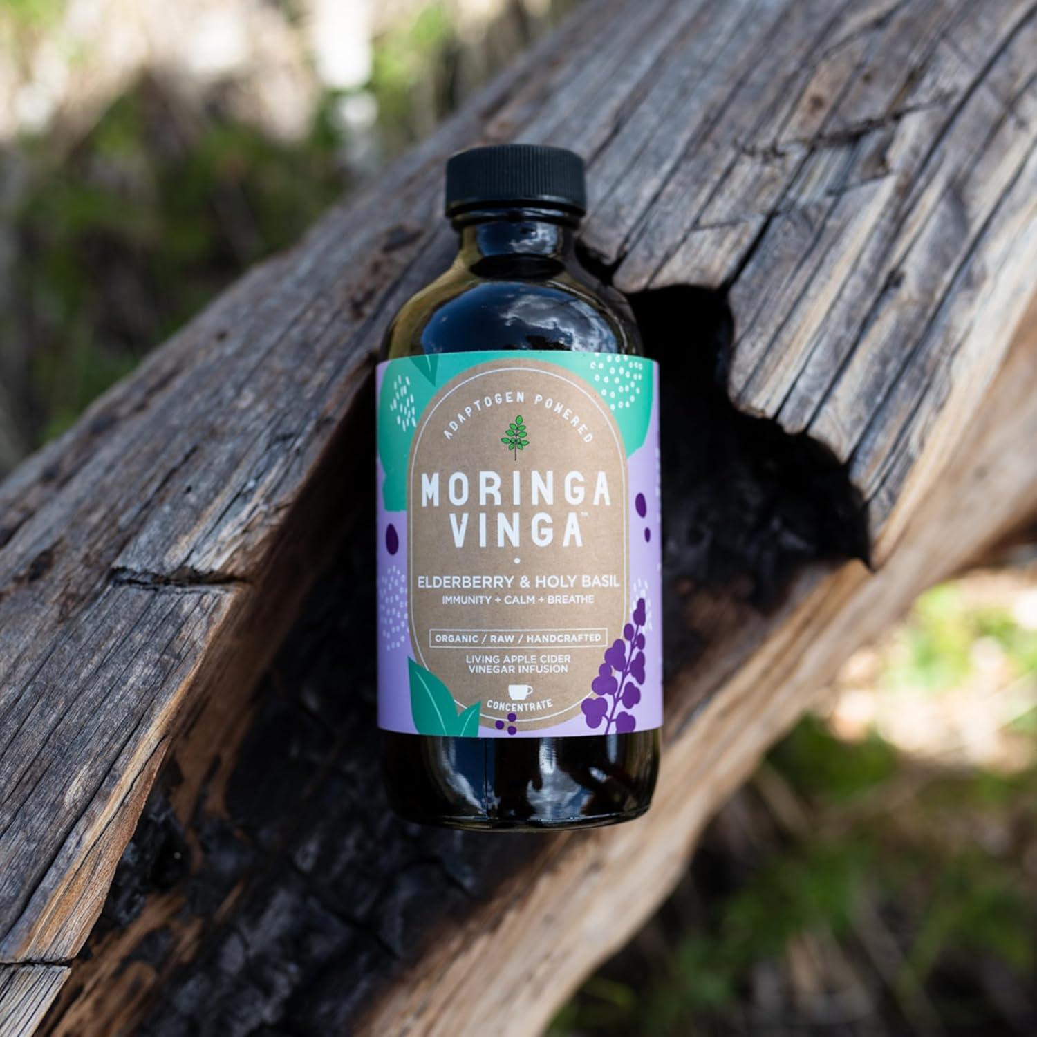 Infusión Orgánica de Saúco y Albahaca Sagrada Moringa 227g