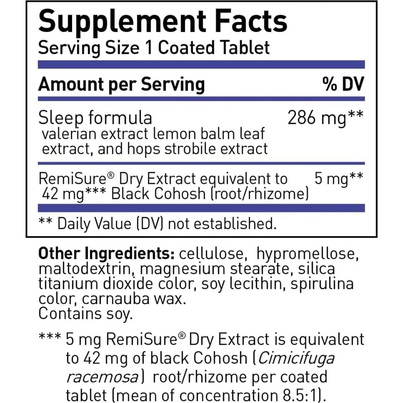 Remifemin Buenas Noches - Suplemento Menopausia 60 Tabletas