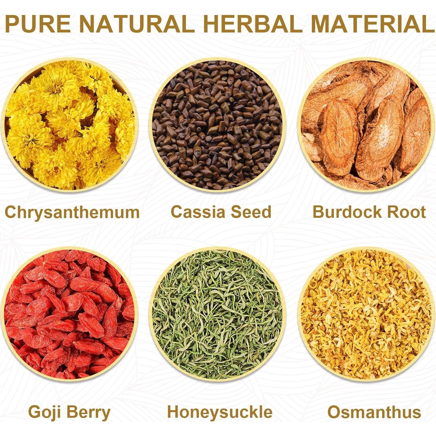 Té Herbal de Semilla de Crisántemo Cassia TEARELAE - 20 Bolsitas