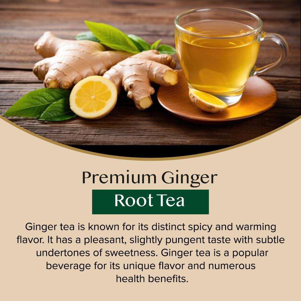 Bolsitas de Té de Jengibre VAHDAM 100 Unidades Ecológicas