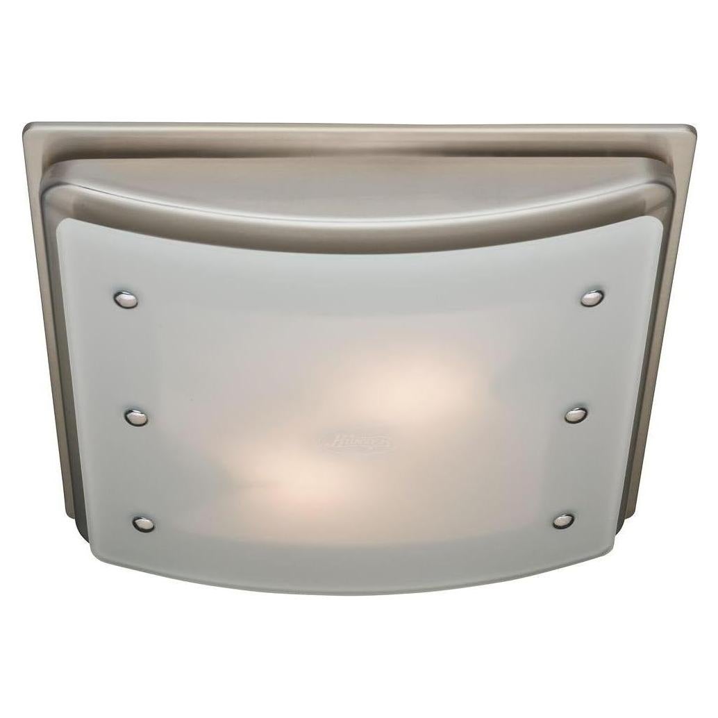 Ventilador de Baño Hunter Ellipse 100 CFM con Luz Niquel