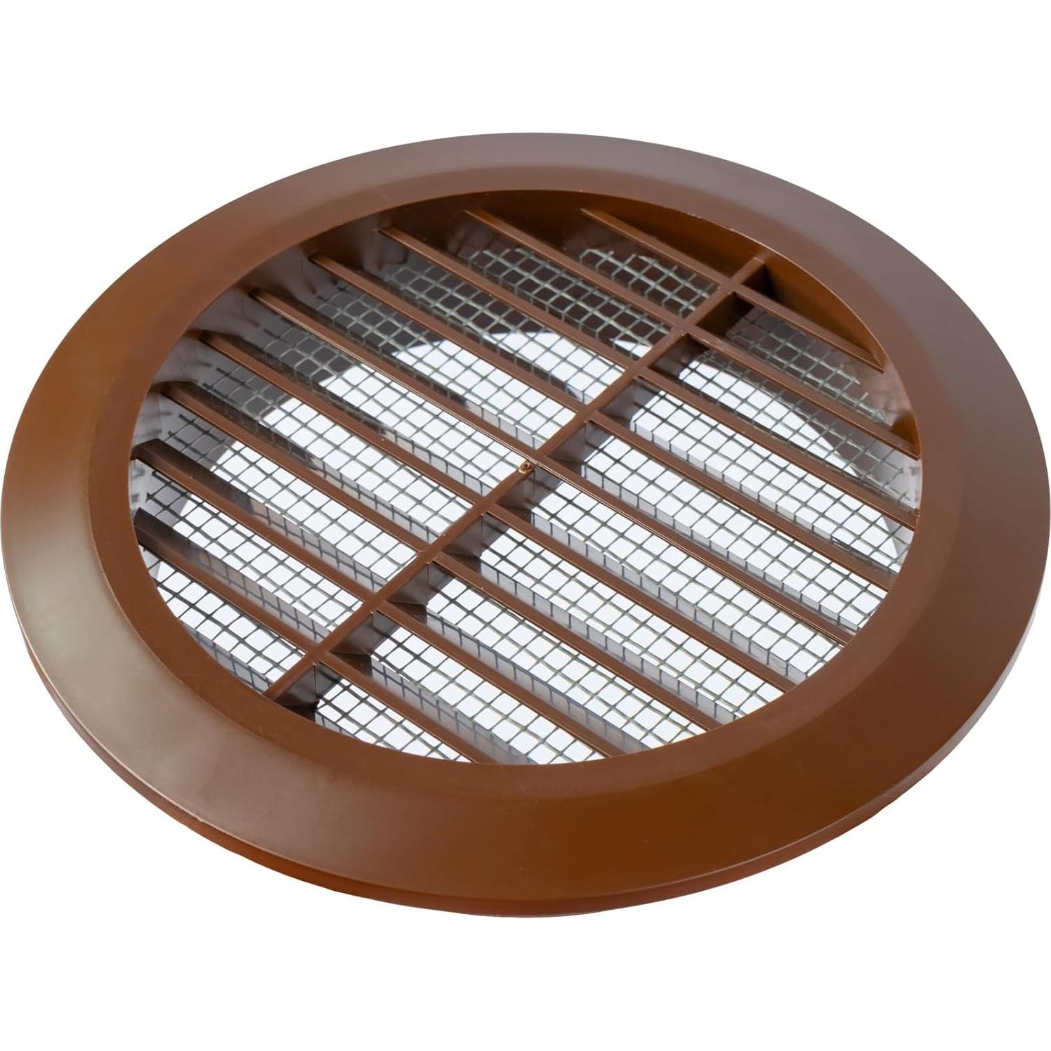 Rejilla de Ventilación 4" Marrón - Sistemas de Ventilación