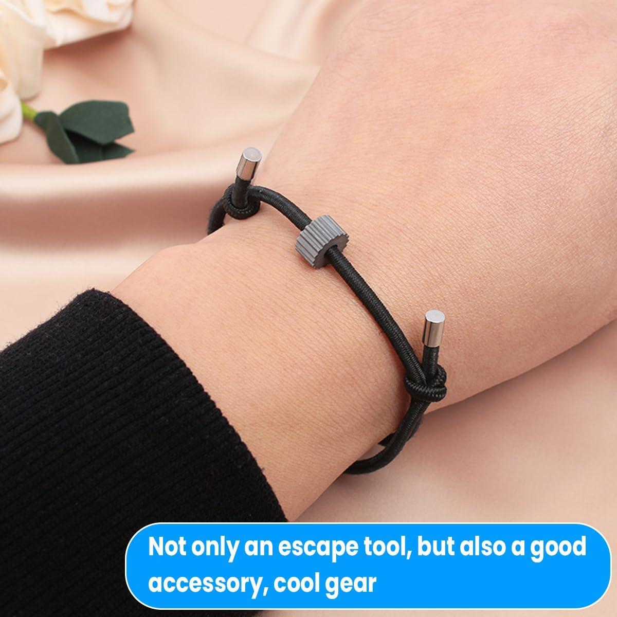 BESULEN Pulsera Rompe Ventanas de Coche, 2 Pcs, Carburo Tungsteno