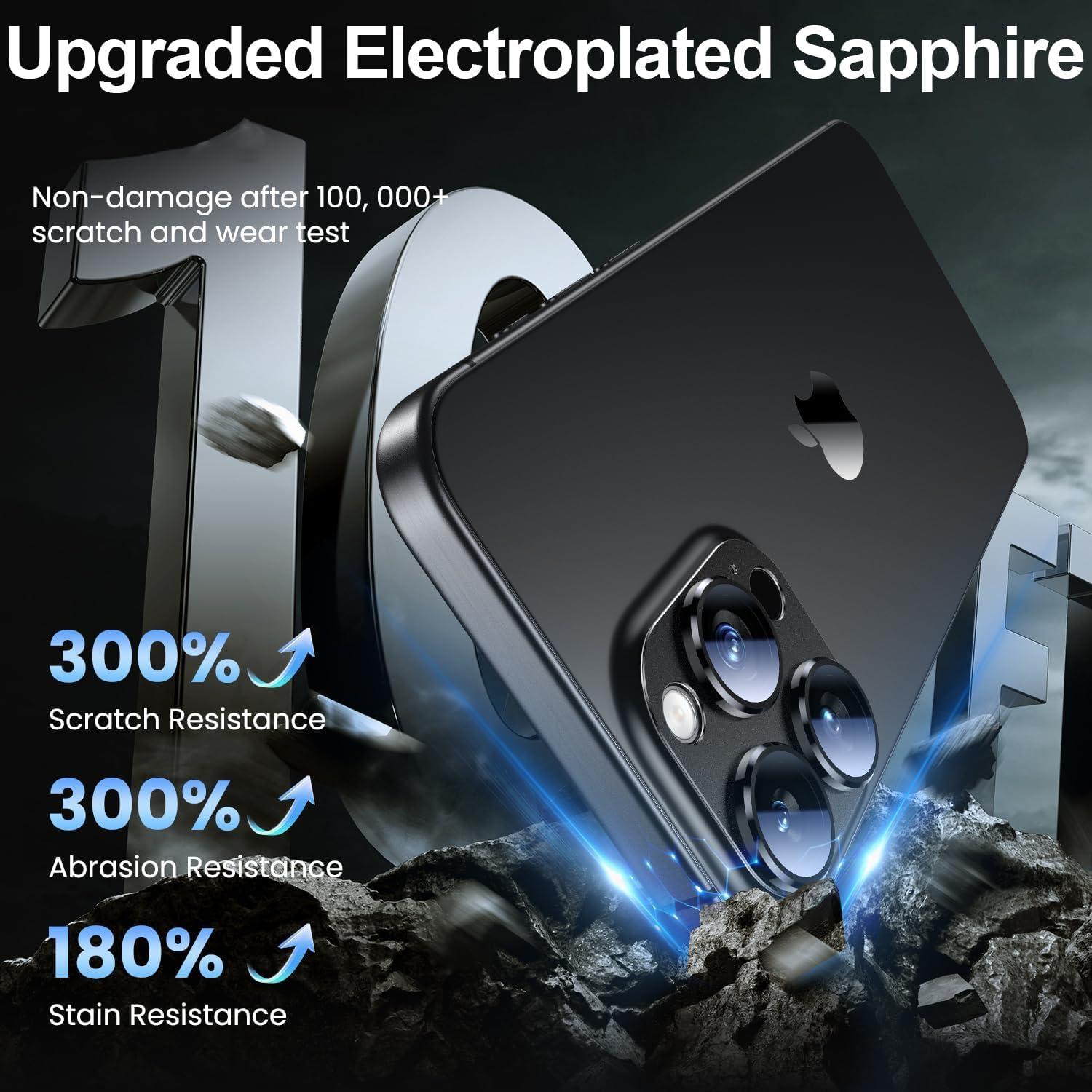 Protector de Lente de Cámara CADYFWYV para iPhone 16 Pro/Pro Max