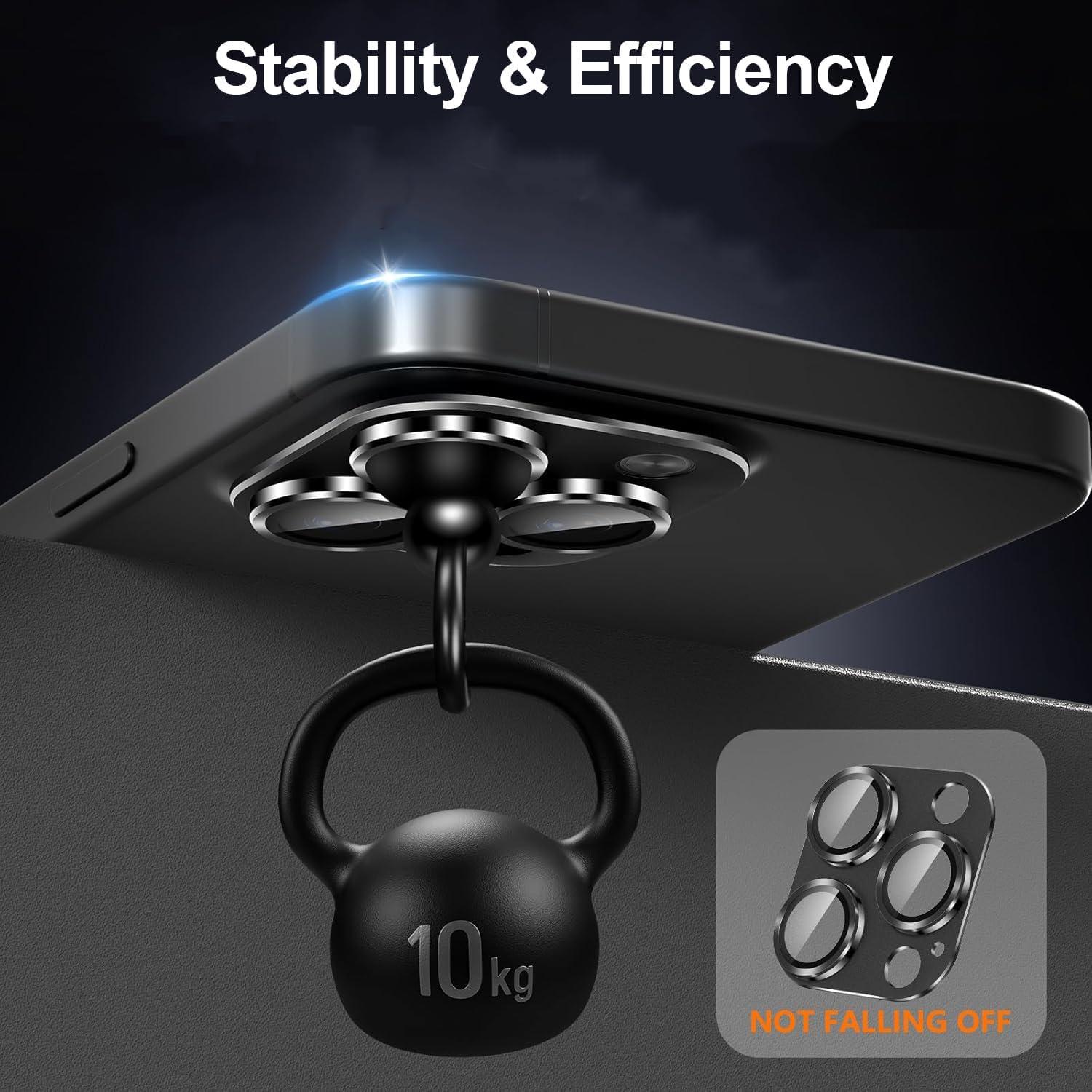 Protector de Lente de Cámara CADYFWYV para iPhone 16 Pro/Pro Max