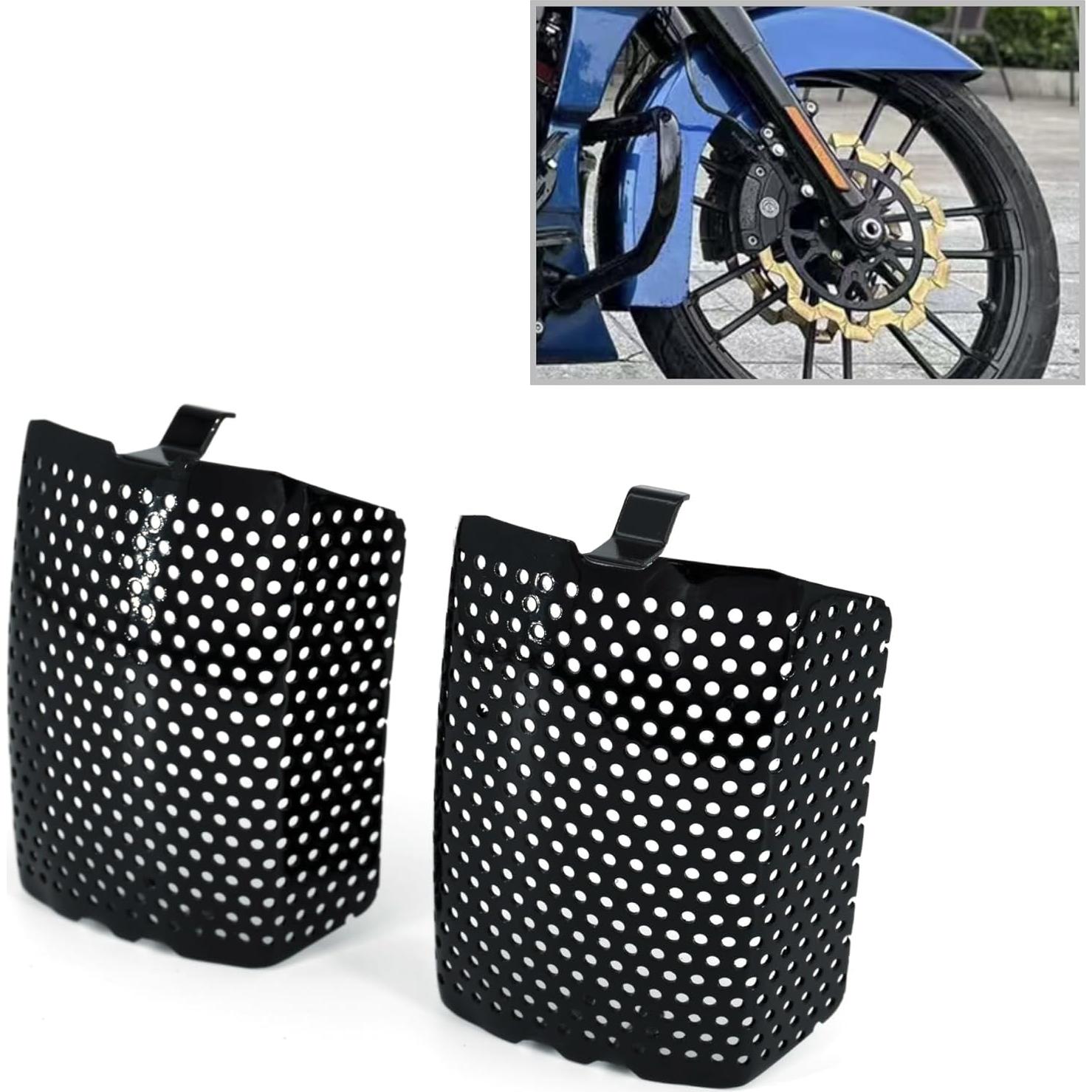 Cubiertas de Caliper de Freno Negro Americruise para Harley