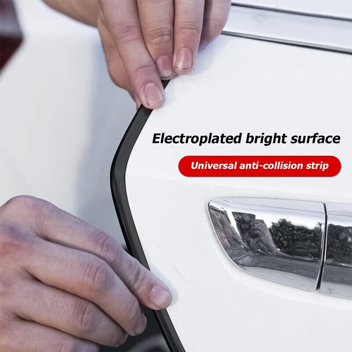 Protectores de Bordes de Puerta de Auto Blilo 16Ft Goma Negra