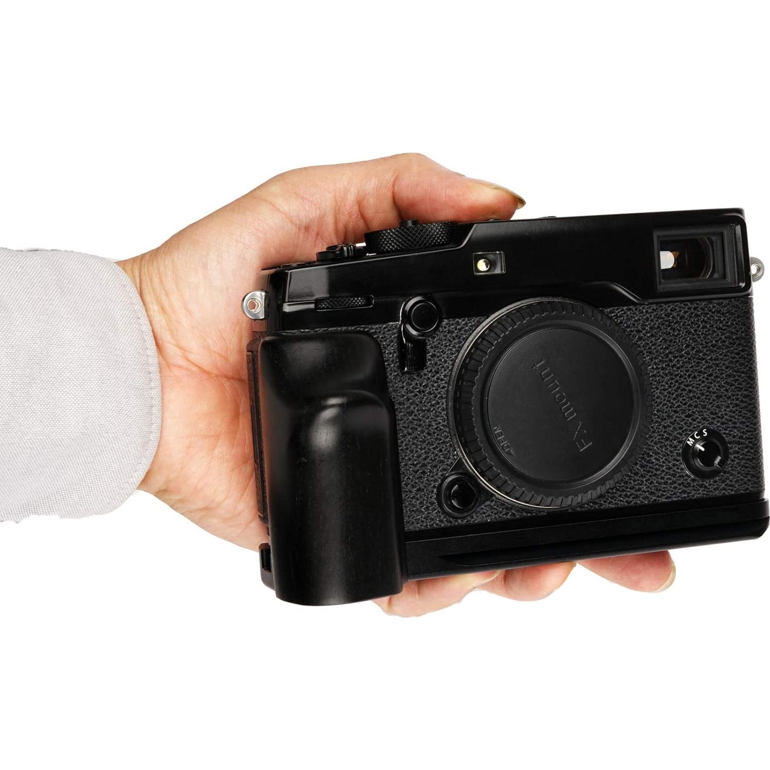 Placa de Liberación Rápida WEPOTO para Fujifilm X-PRO2 - Ébano y Aluminio