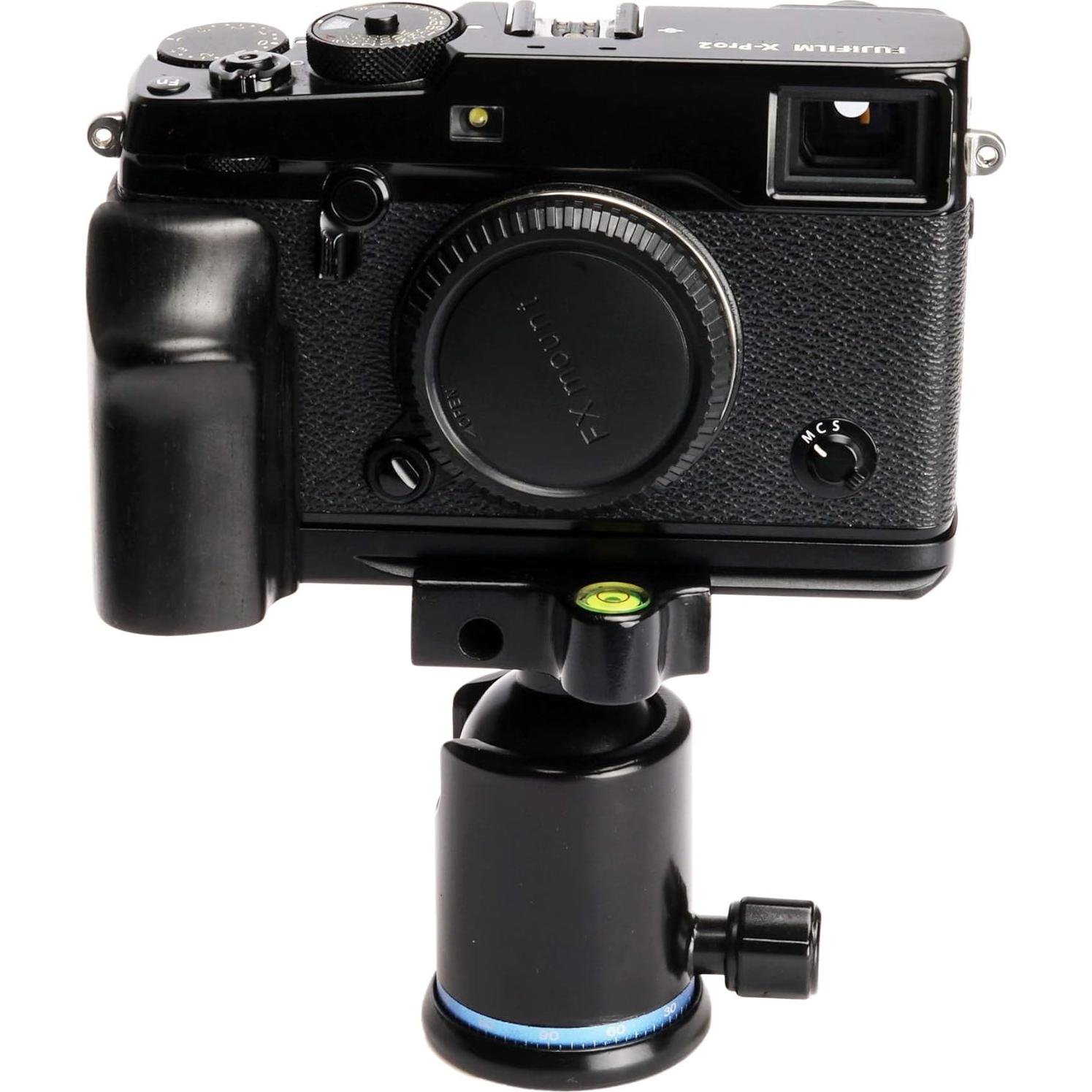 Placa de Liberación Rápida WEPOTO para Fujifilm X-PRO2 - Ébano y Aluminio