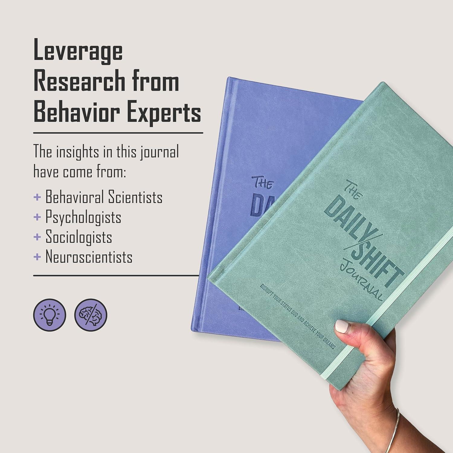 Diario de Objetivos Behavior Shift - Planificador 52 Semanas Púrpura