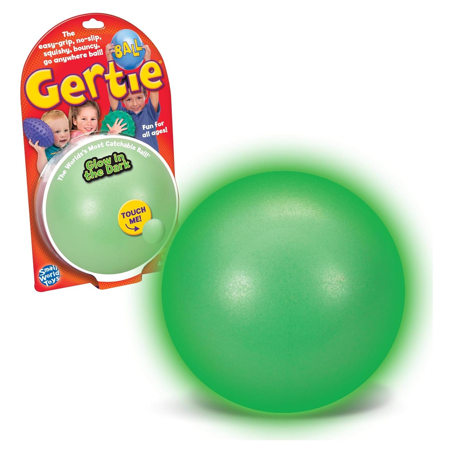 Pelota Gertie Brilla en la Oscuridad Small World Toys 22.86 cm