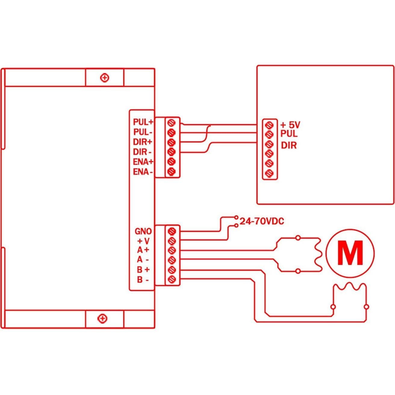 Controlador de Motor Paso a Paso Digital Zeelo DM556 20-50V 5.6A