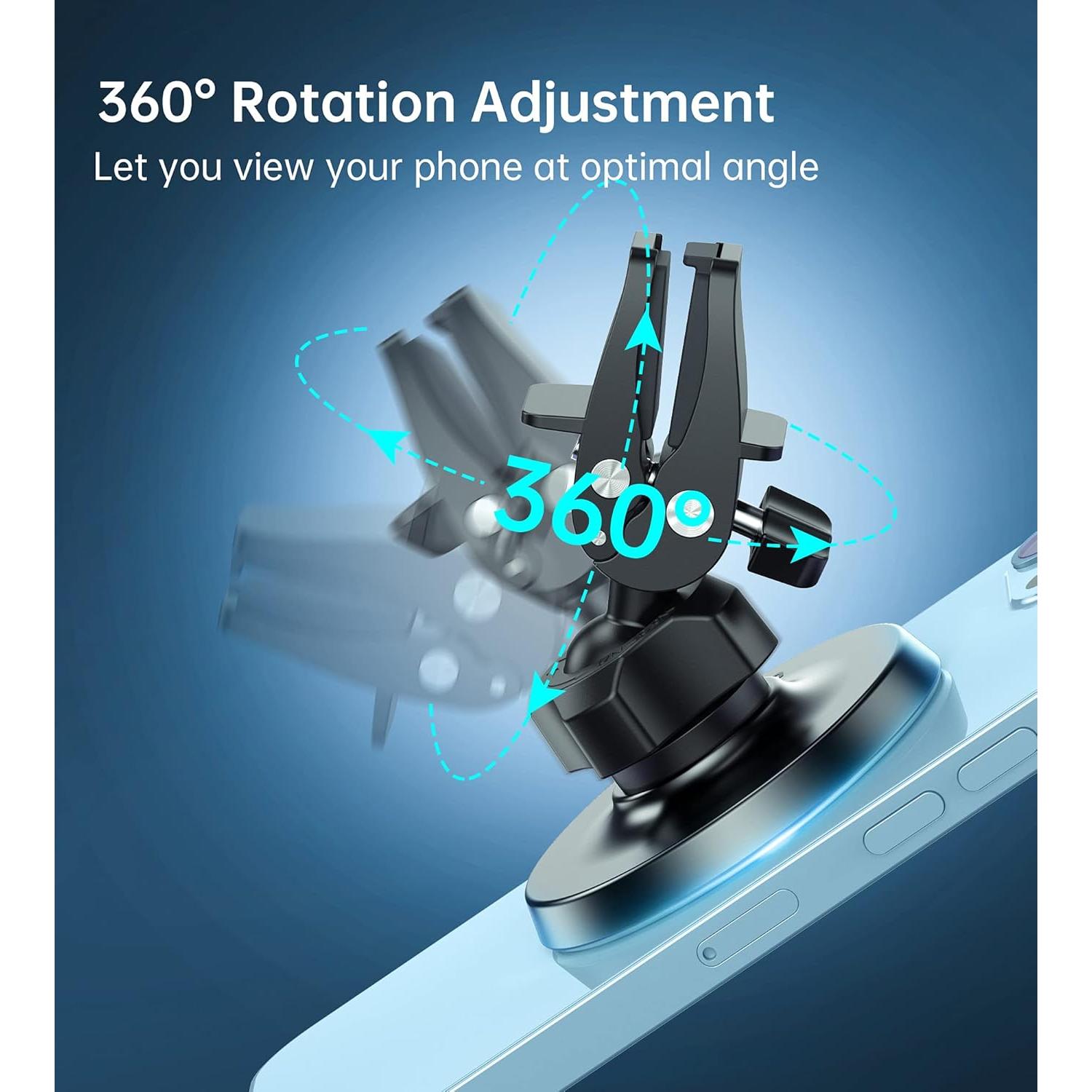 Soporte Magnético para Auto XooFly, iPhone 16-12, Ajustable