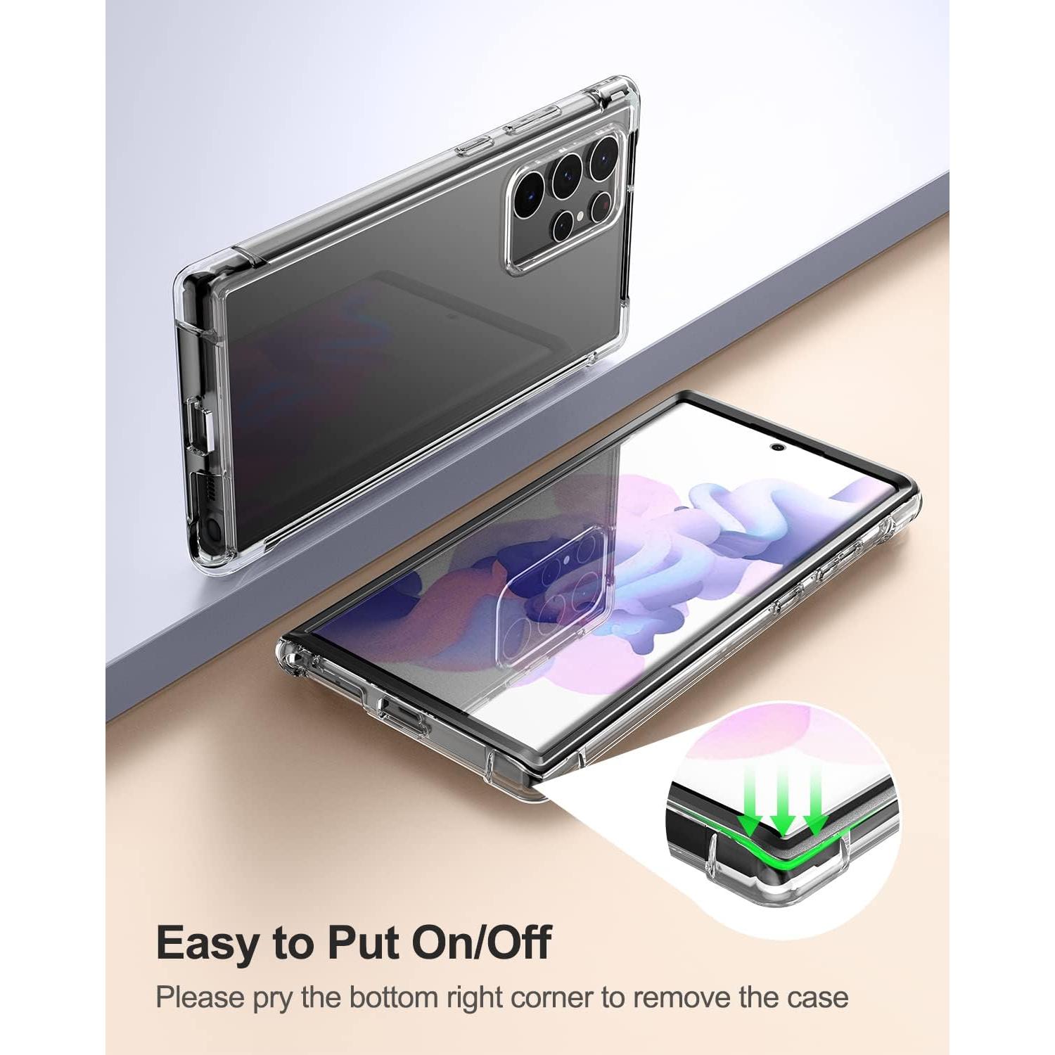 Funda Transparente SURITCH para Samsung Galaxy S22 Ultra 6.8"