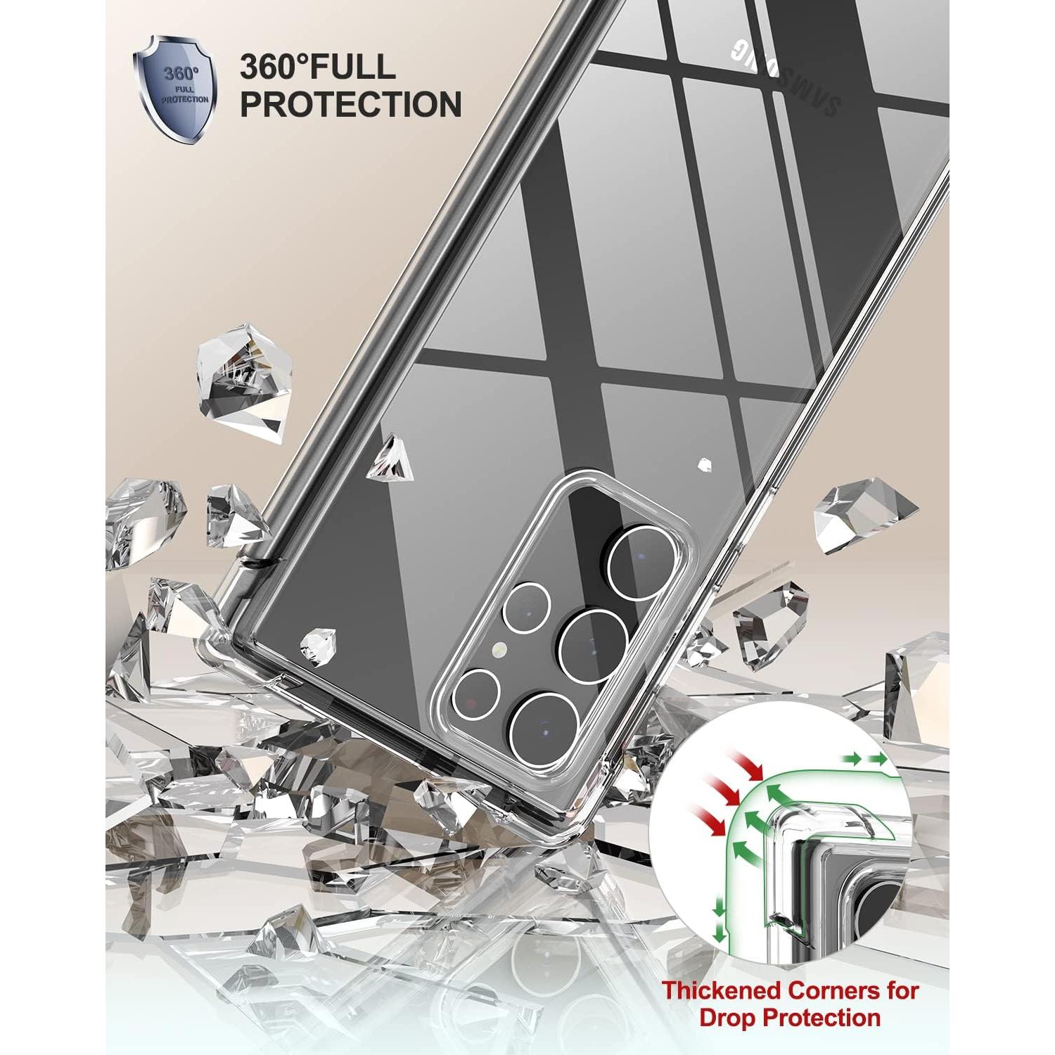 Funda Transparente SURITCH para Samsung Galaxy S22 Ultra 6.8"