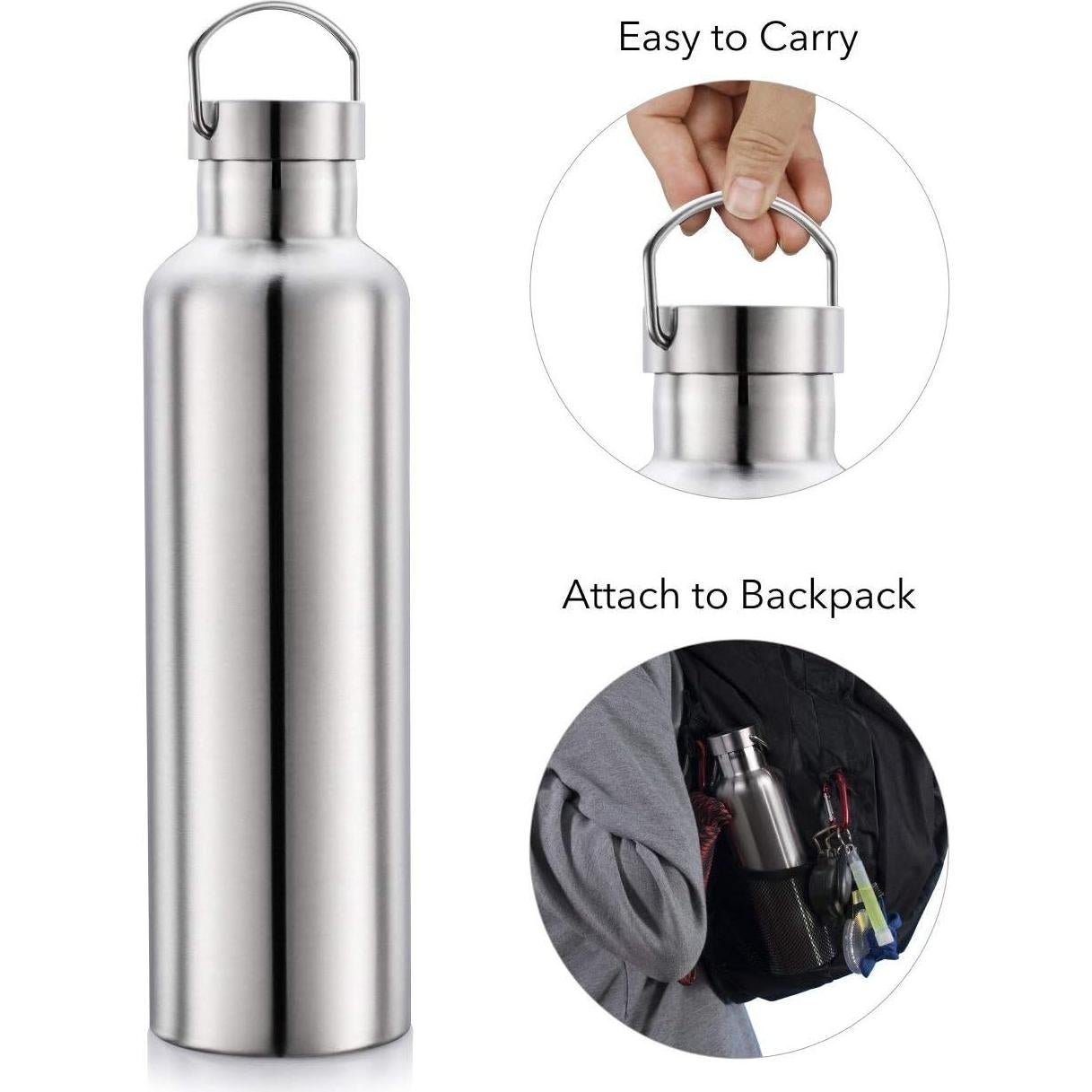 Botella de Agua Acero Inoxidable Gteller 350ml Doble Pared