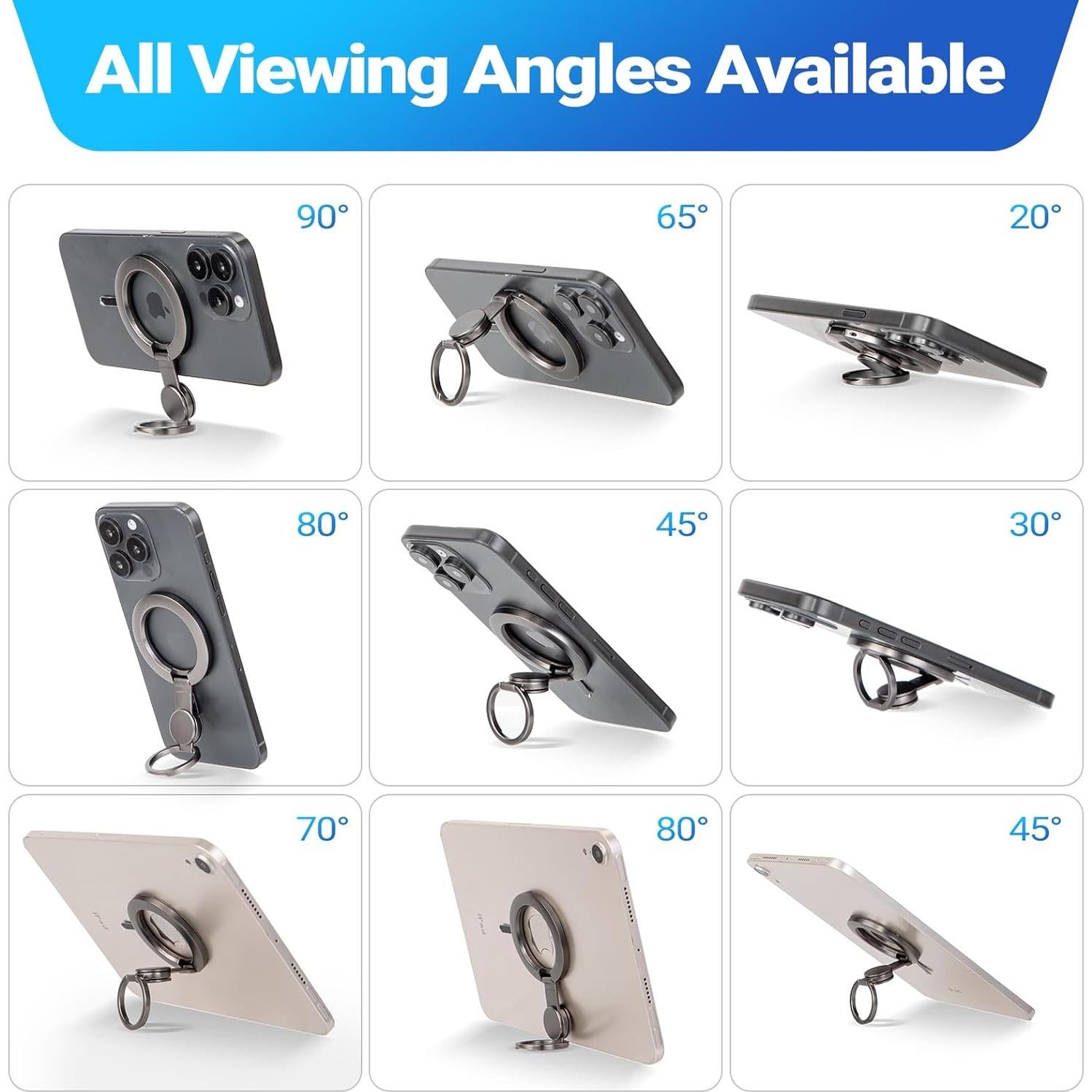 Soporte Magnético para Teléfono GZ LW, Agarre Largo, Compatible iPhone 12-17