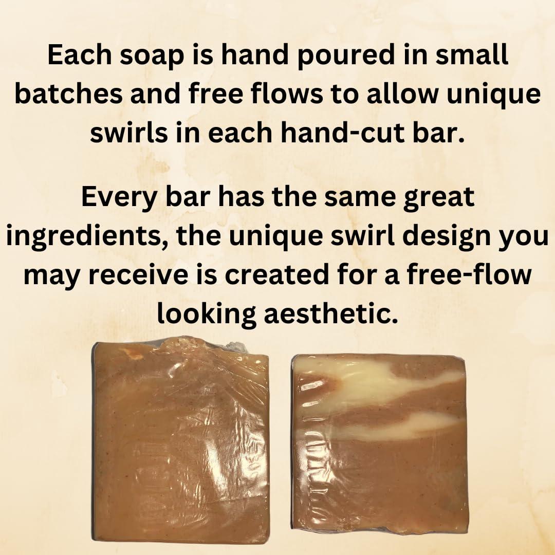 Jabón Natural de Cúrcuma, Jengibre y Miel - 3 Barras