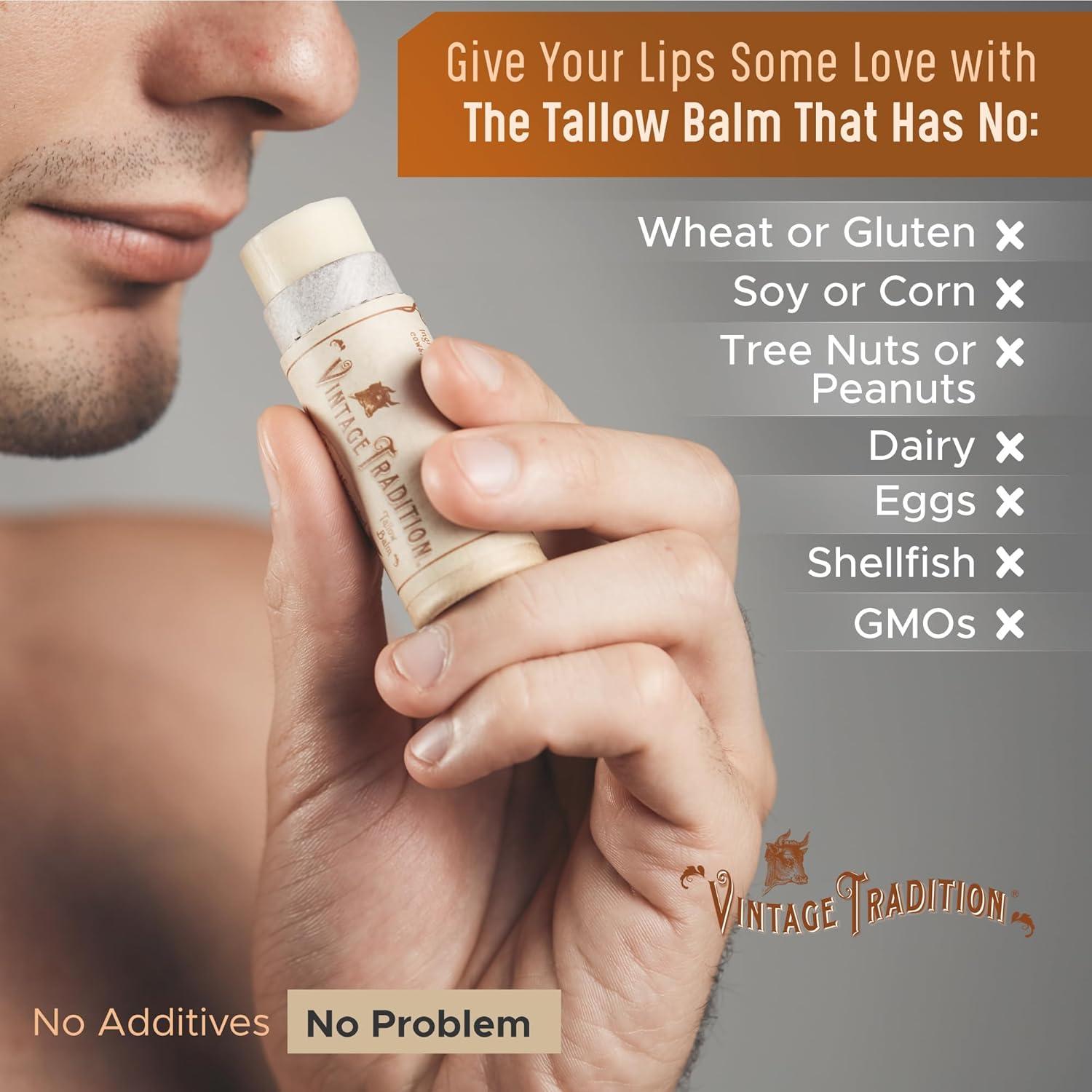 Bálsamo Labial Hidratante Vintage Tradition - Sebo de Res 15ml