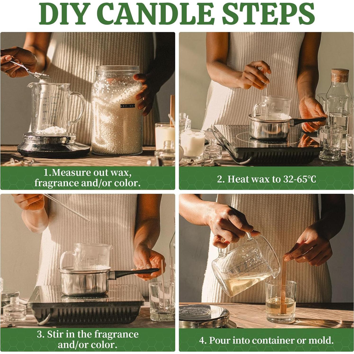 Pellets de Cera de Abeja Orgánica YASNAY 0.90 kg para DIY