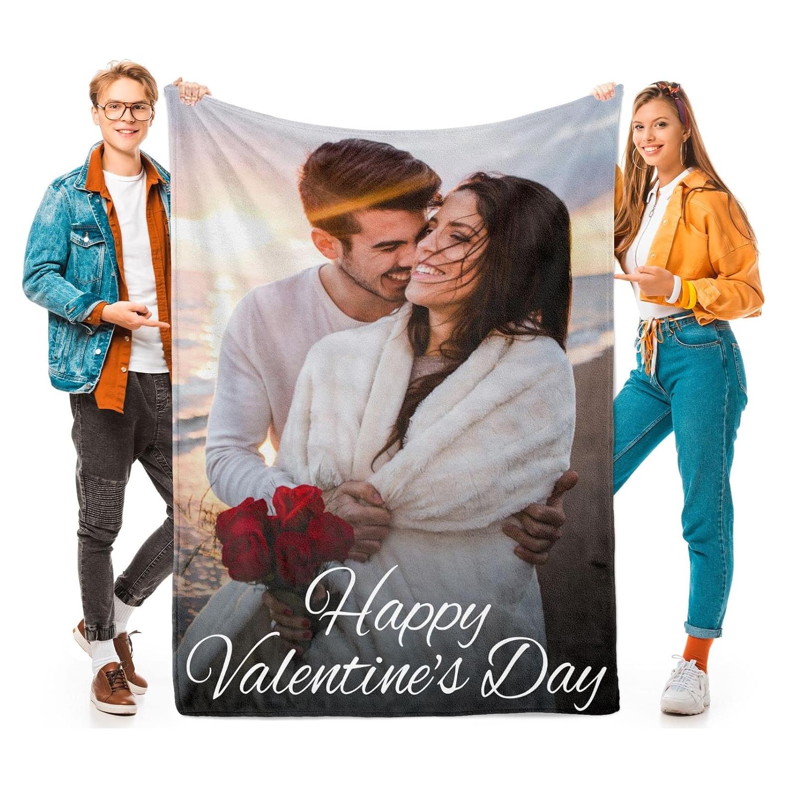 Manta Personalizada Printwoo 101.6x76.2cm Franela con Foto