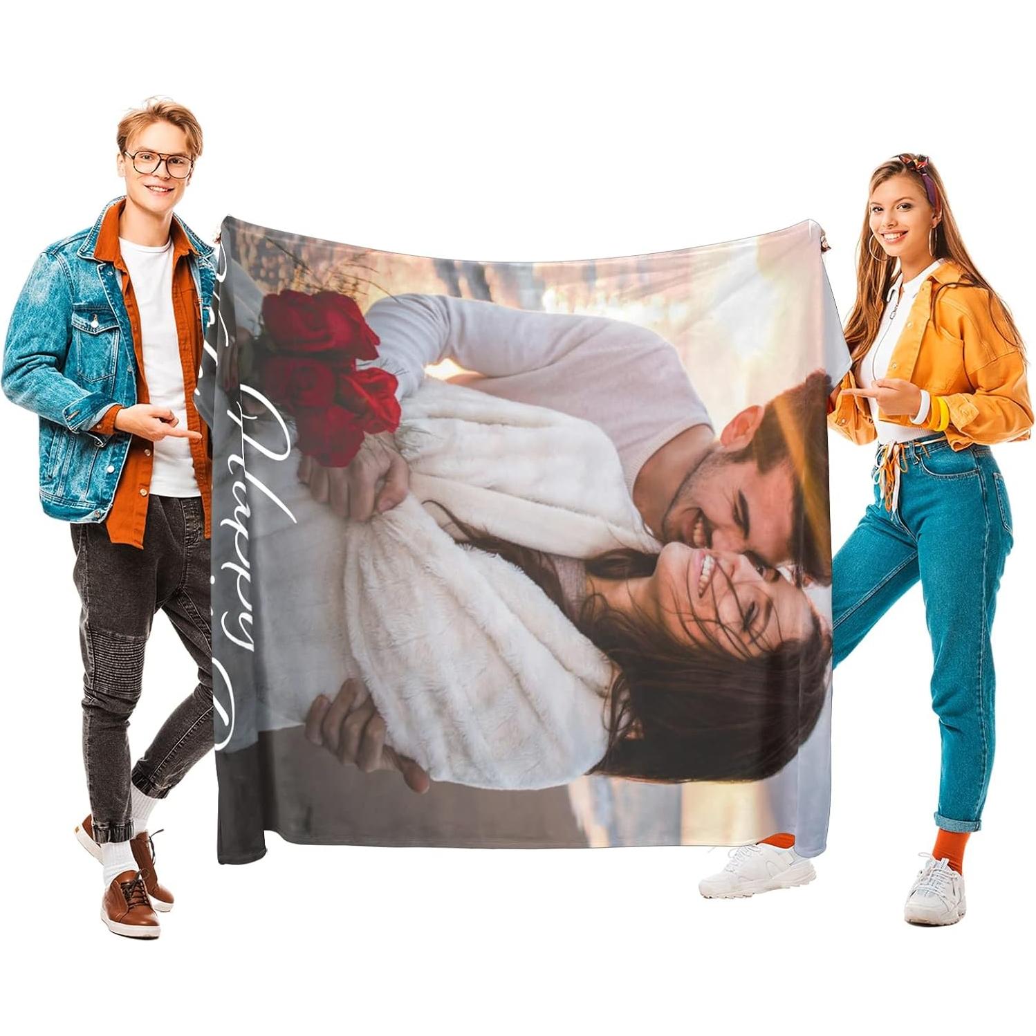 Manta Personalizada Printwoo 101.6x76.2cm Franela con Foto