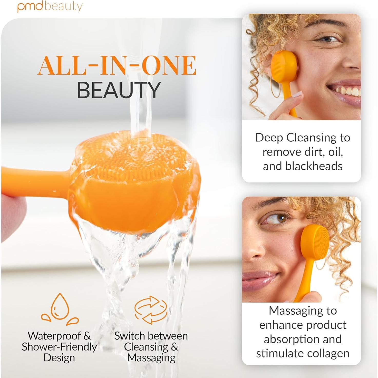 Dispositivo de Limpieza Facial PMD Clean Mini - Silicona, Impermeable, Antienvejecimiento