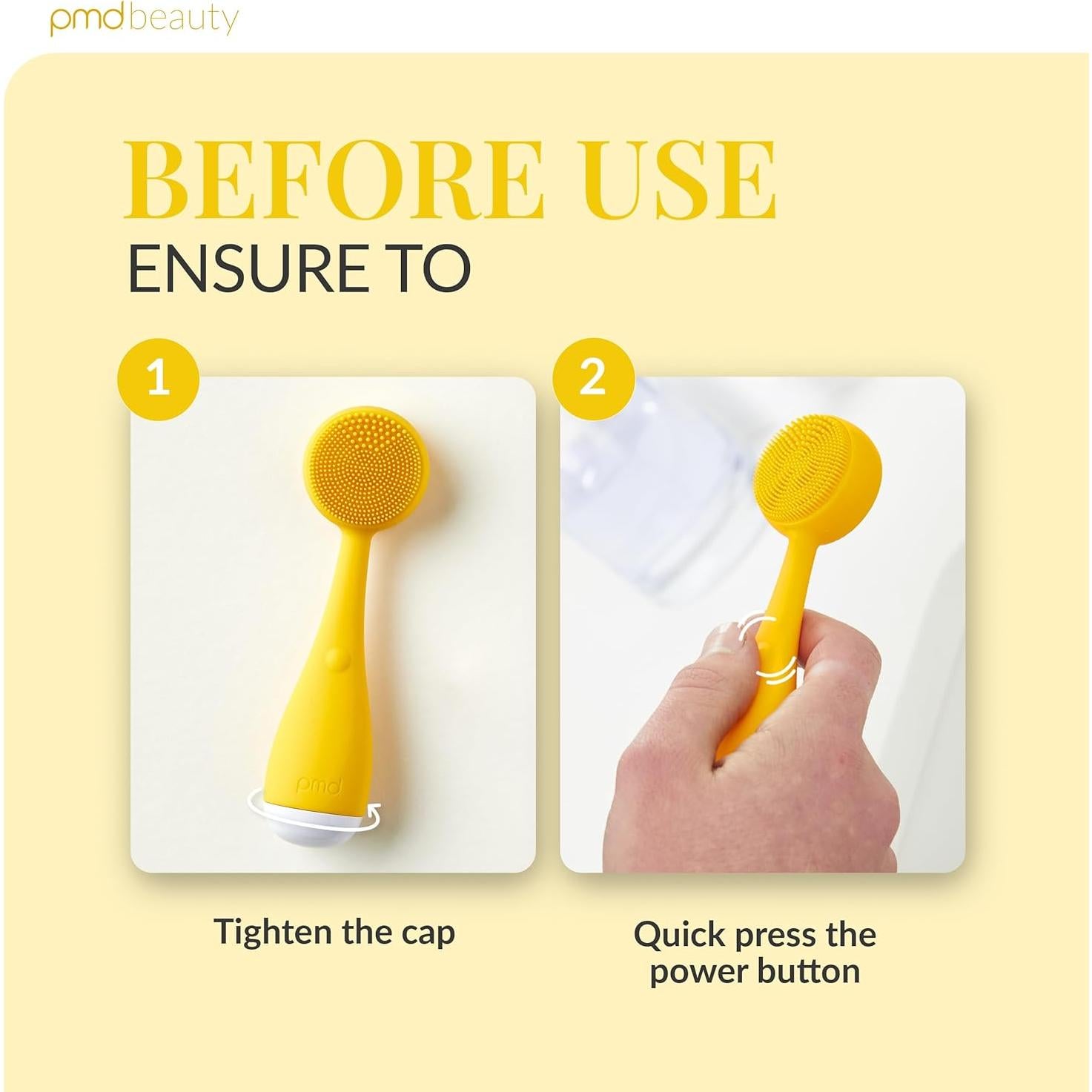 Dispositivo de Limpieza Facial PMD Clean Mini - Silicona, Impermeable, Vibración SonicGlow