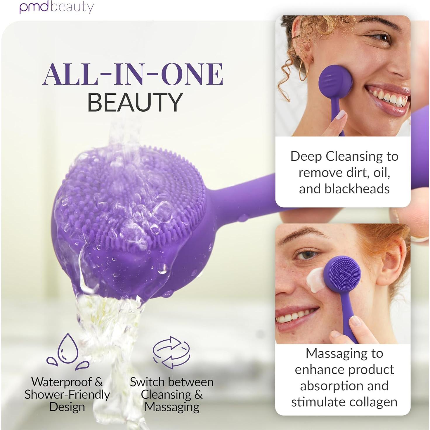 Dispositivo de Limpieza Facial PMD Clean Mini - Silicona, Impermeable, Antienvejecimiento