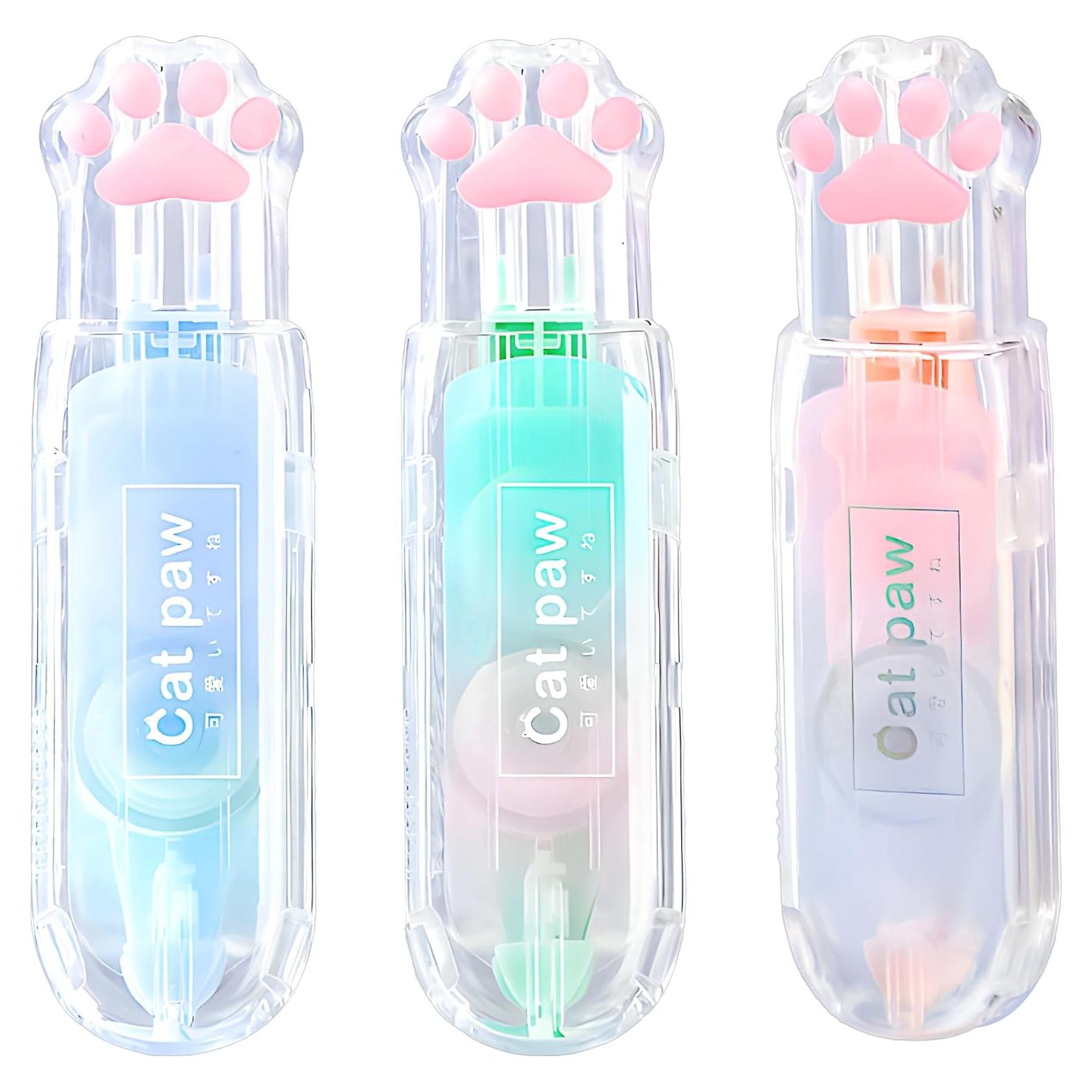 Cinta Correctora Retráctil JUDENMEY 3 Pcs 5.08mm Blanca