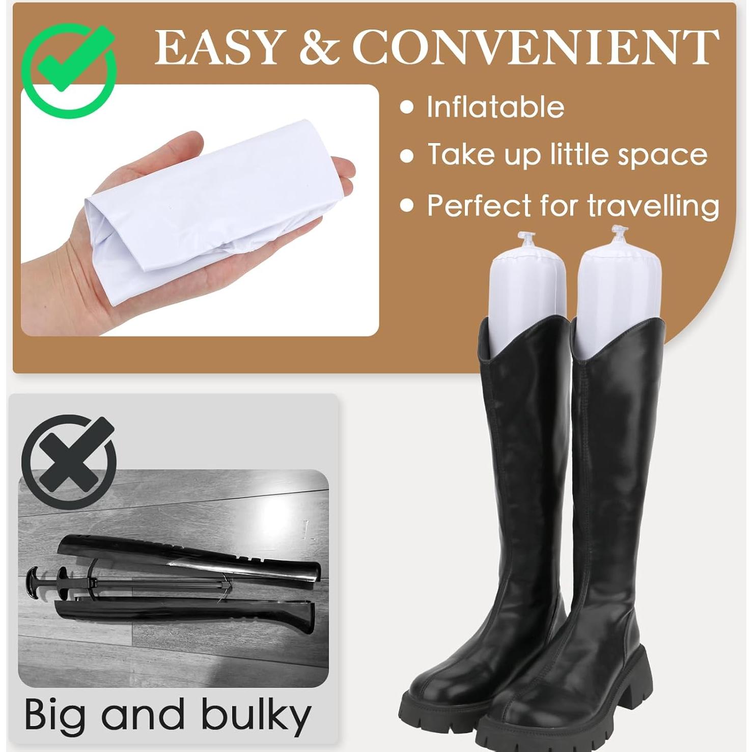 Formadores Inflables para Botas kilofly - 3 Pares - 46cm Blanco