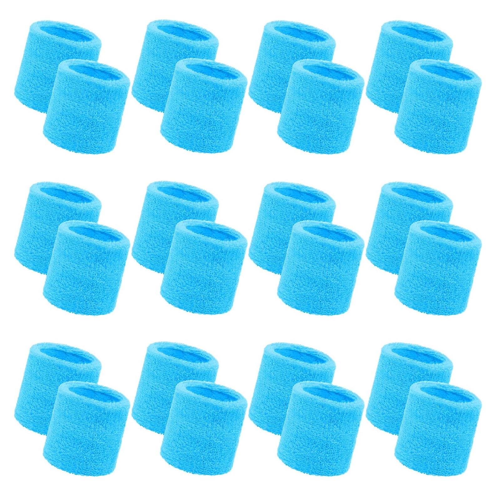 Pulseras de Sudor Neón para Niños Bememo - 24 Pcs