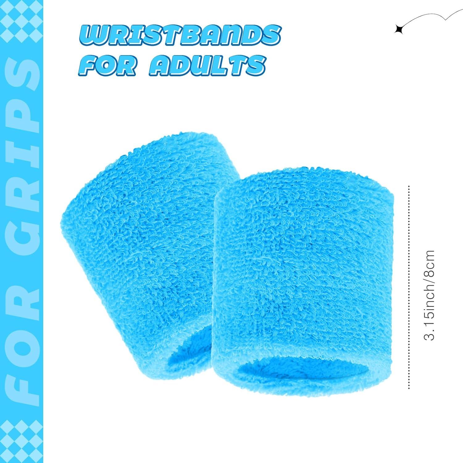 Pulseras de Sudor Neón para Niños Bememo - 24 Pcs