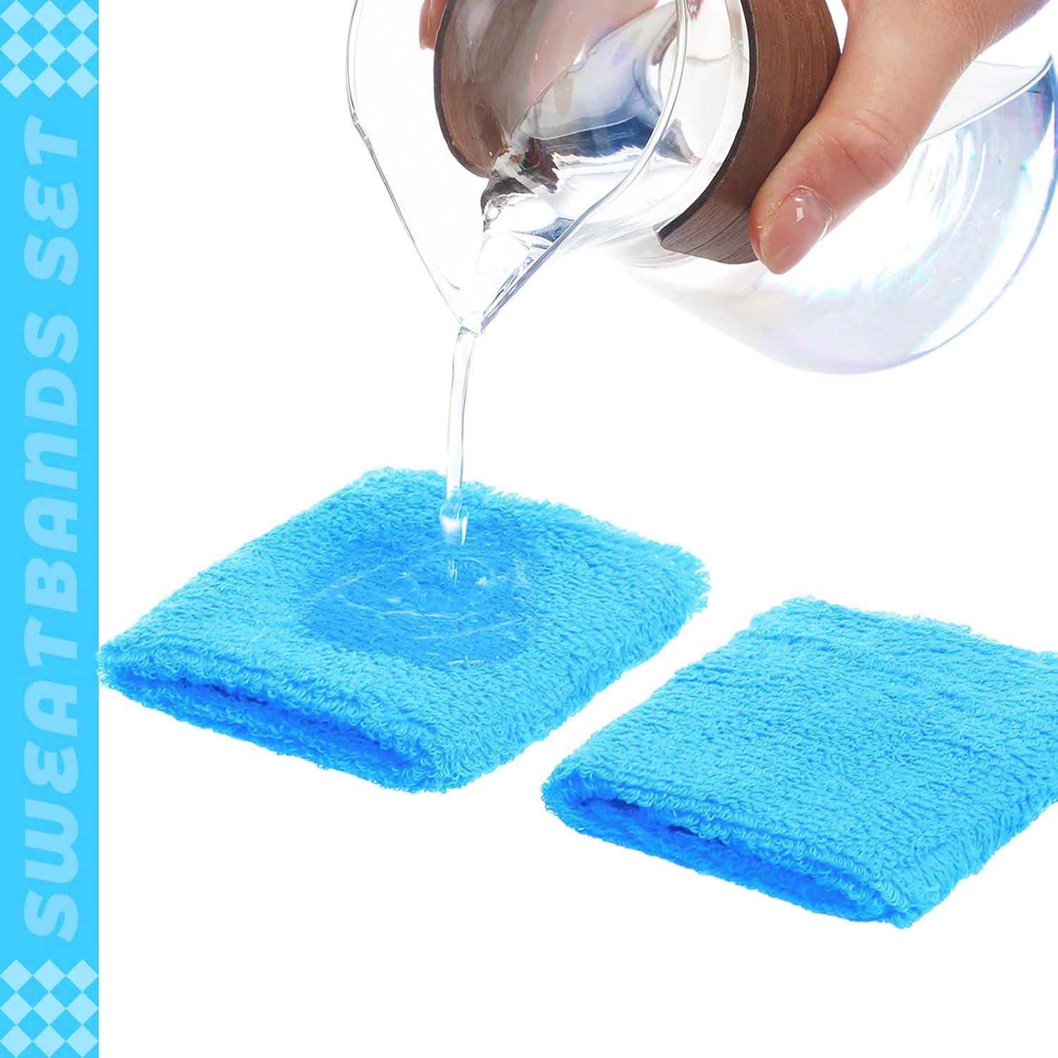 Pulseras de Sudor Neón para Niños Bememo - 24 Pcs