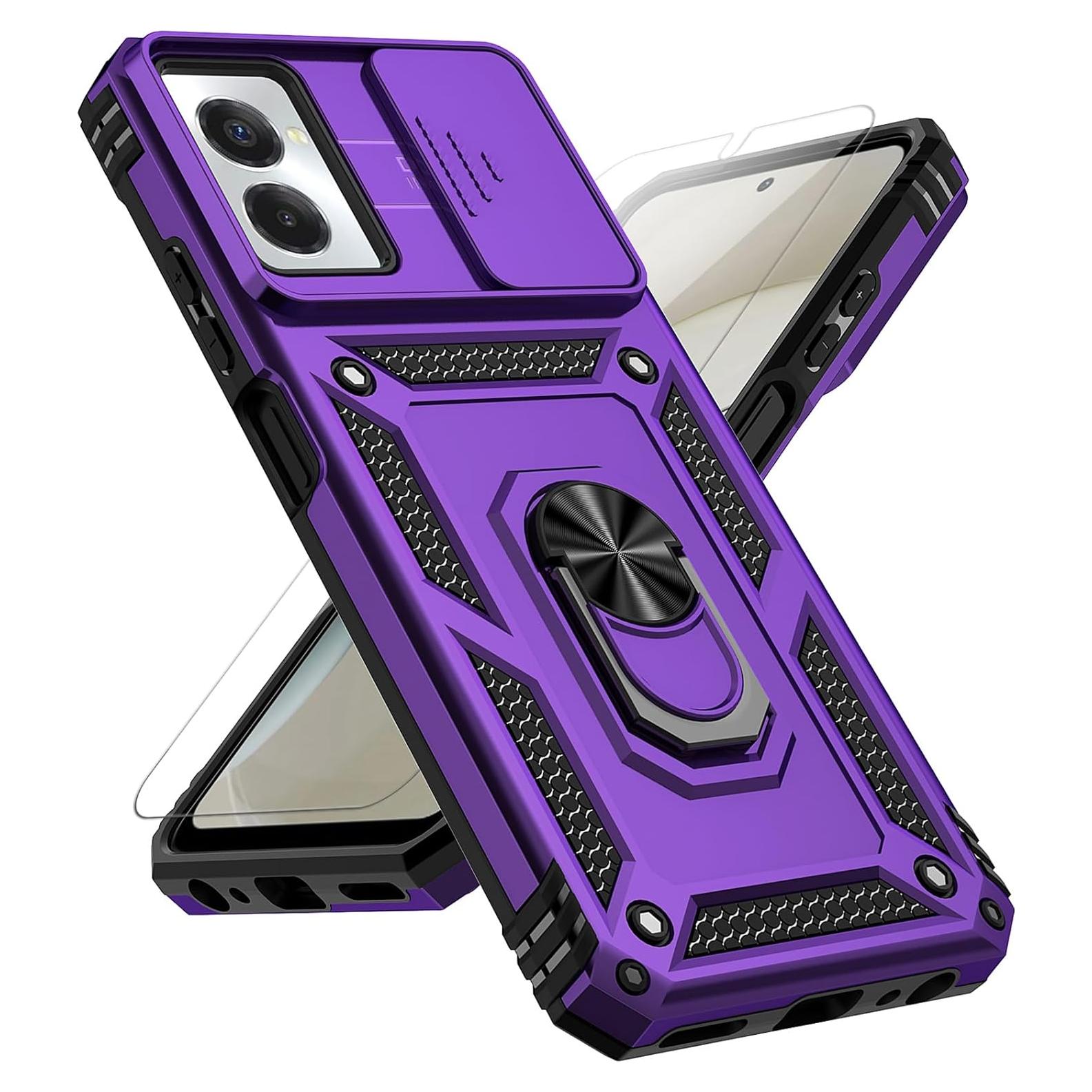 Funda para Motorola Moto G Power 5G 2024 con soporte giratorio