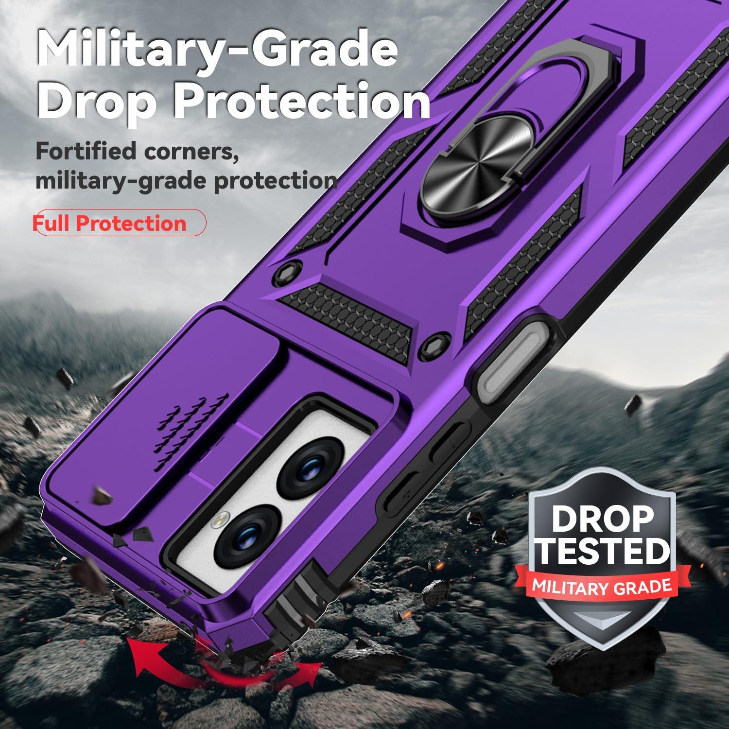 Funda para Motorola Moto G Power 5G 2024 con soporte giratorio