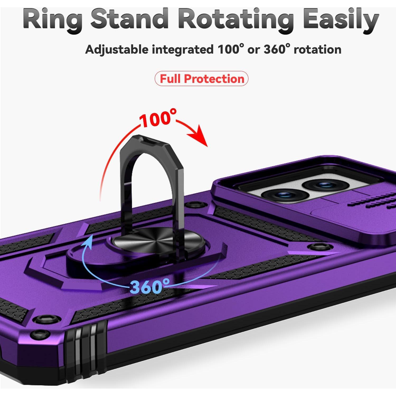 Funda para Motorola Moto G Power 5G 2024 con soporte giratorio