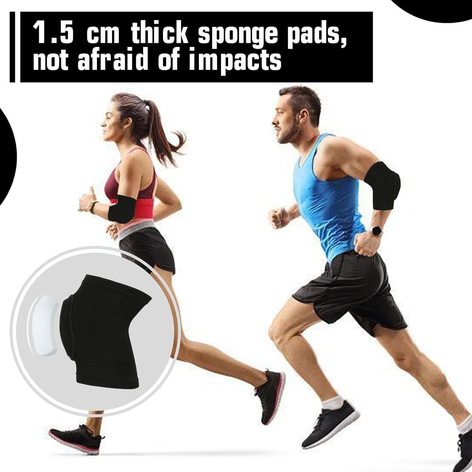 Almohadillas de Codo Rimoev Negro XS - Soporte Ergonómico