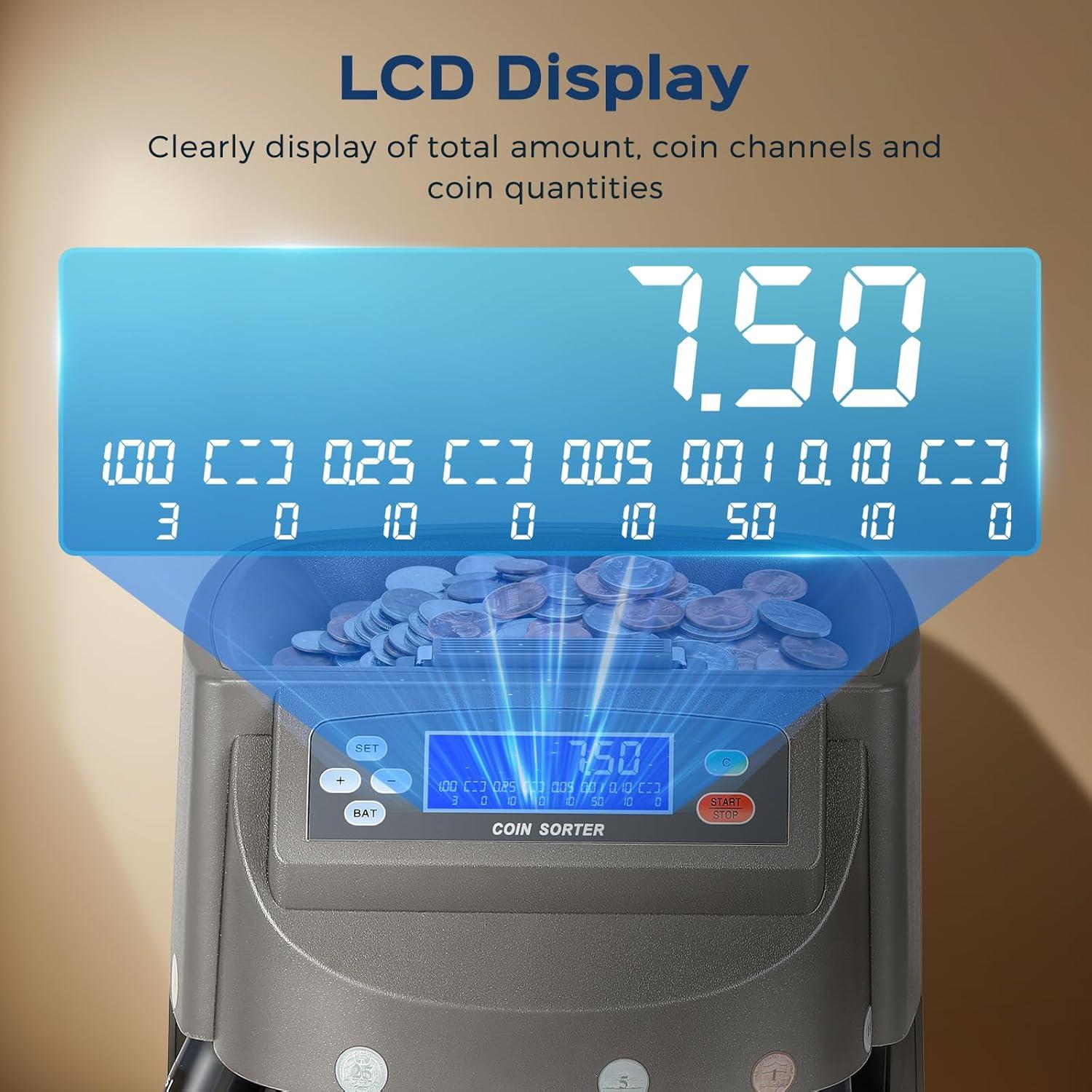 Máquina Contadora y Clasificadora de Monedas Bonvoisin 270/min