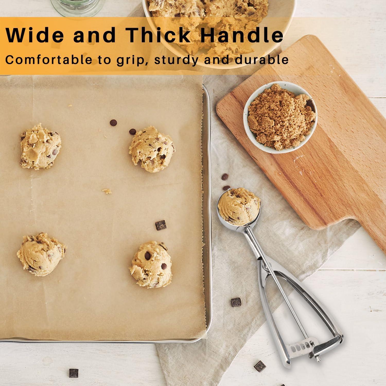 Cucharón Grande para Galletas Fayomir #12 5.4 Cucharadas Acero Inoxidable