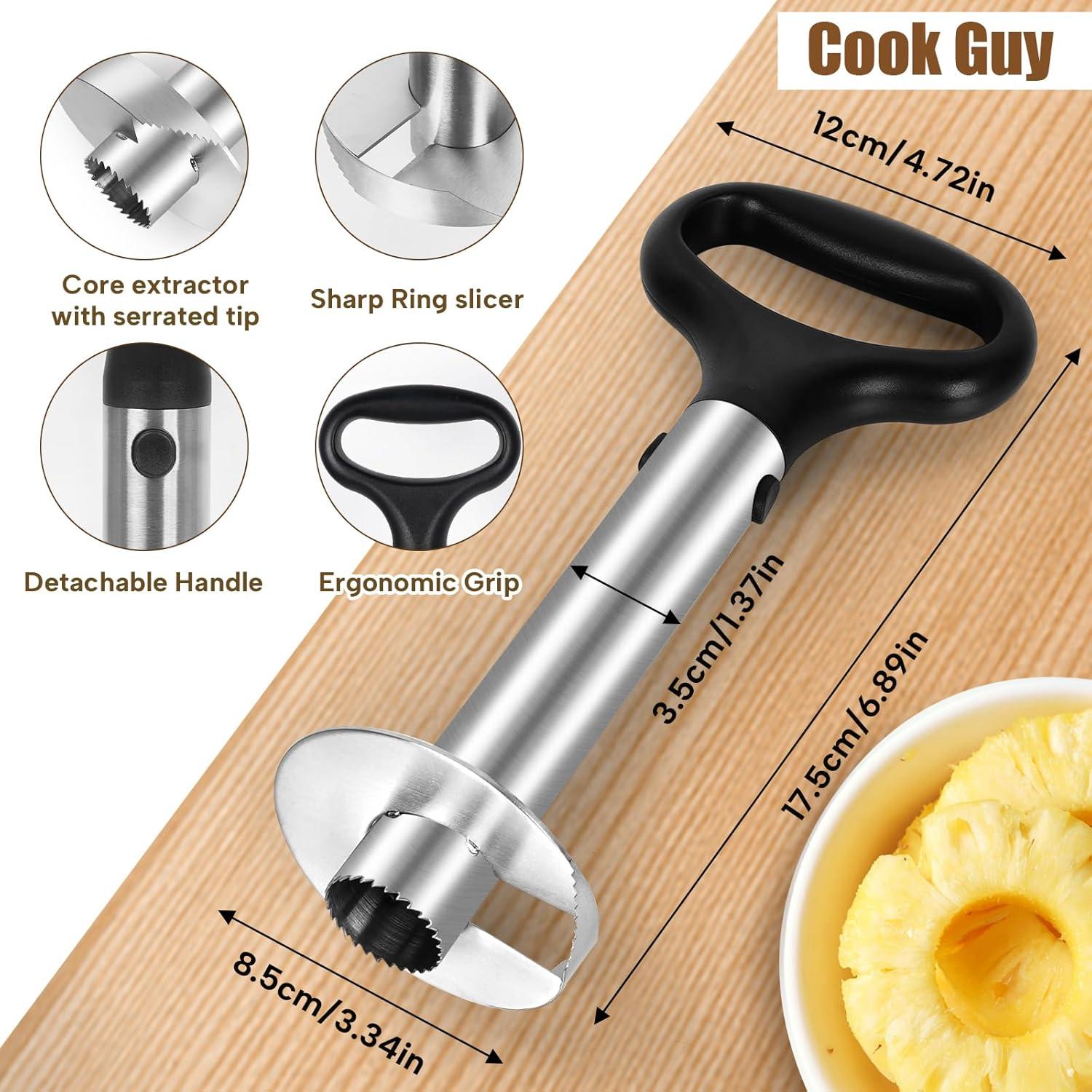 Cortador y Rebanador de Piña Cook Guy - Acero Inoxidable