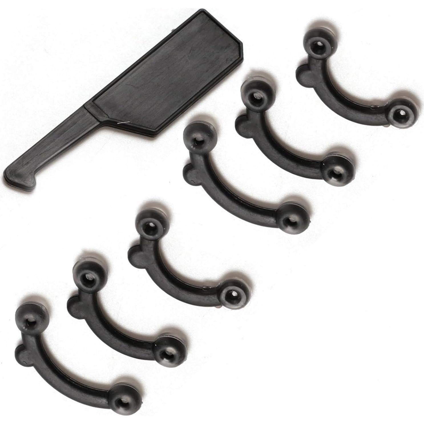 Elevador de Nariz VANANA 6 Pairs Silicona Suave Negro