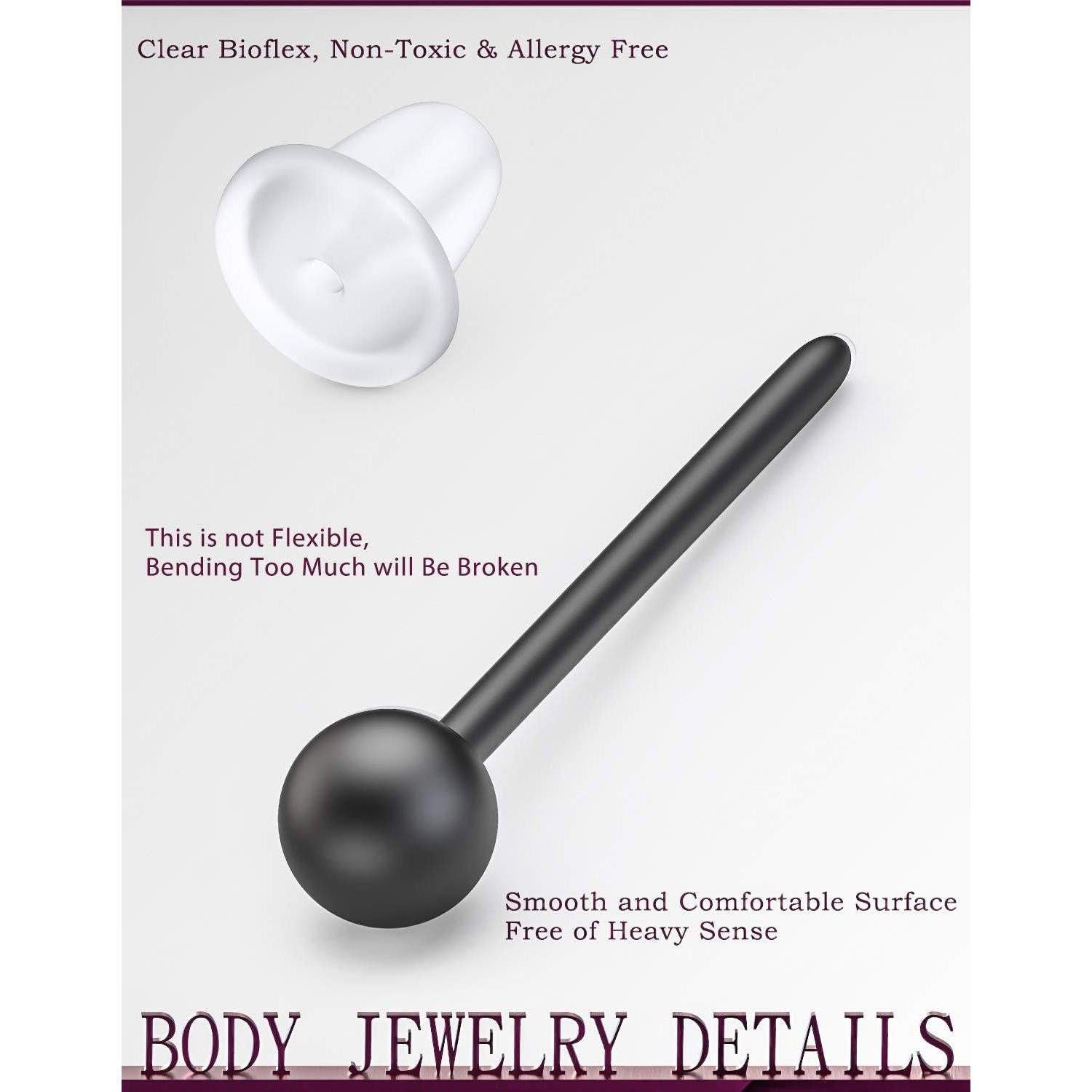 Pendientes de Aro de Plástico Claro y Negro para Niños - Jenxnjsjo