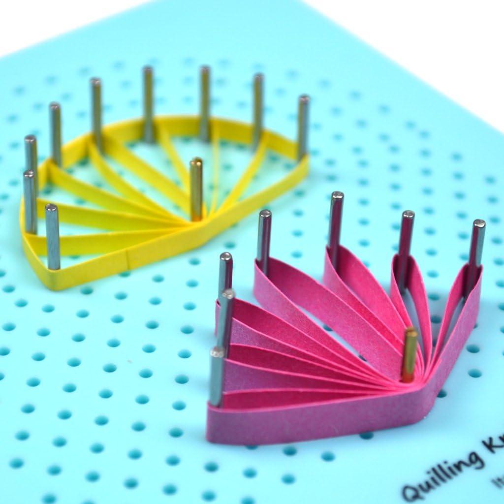 Tablero de Tejido Quilling JUYA con Almacenamiento y 30 Varillas