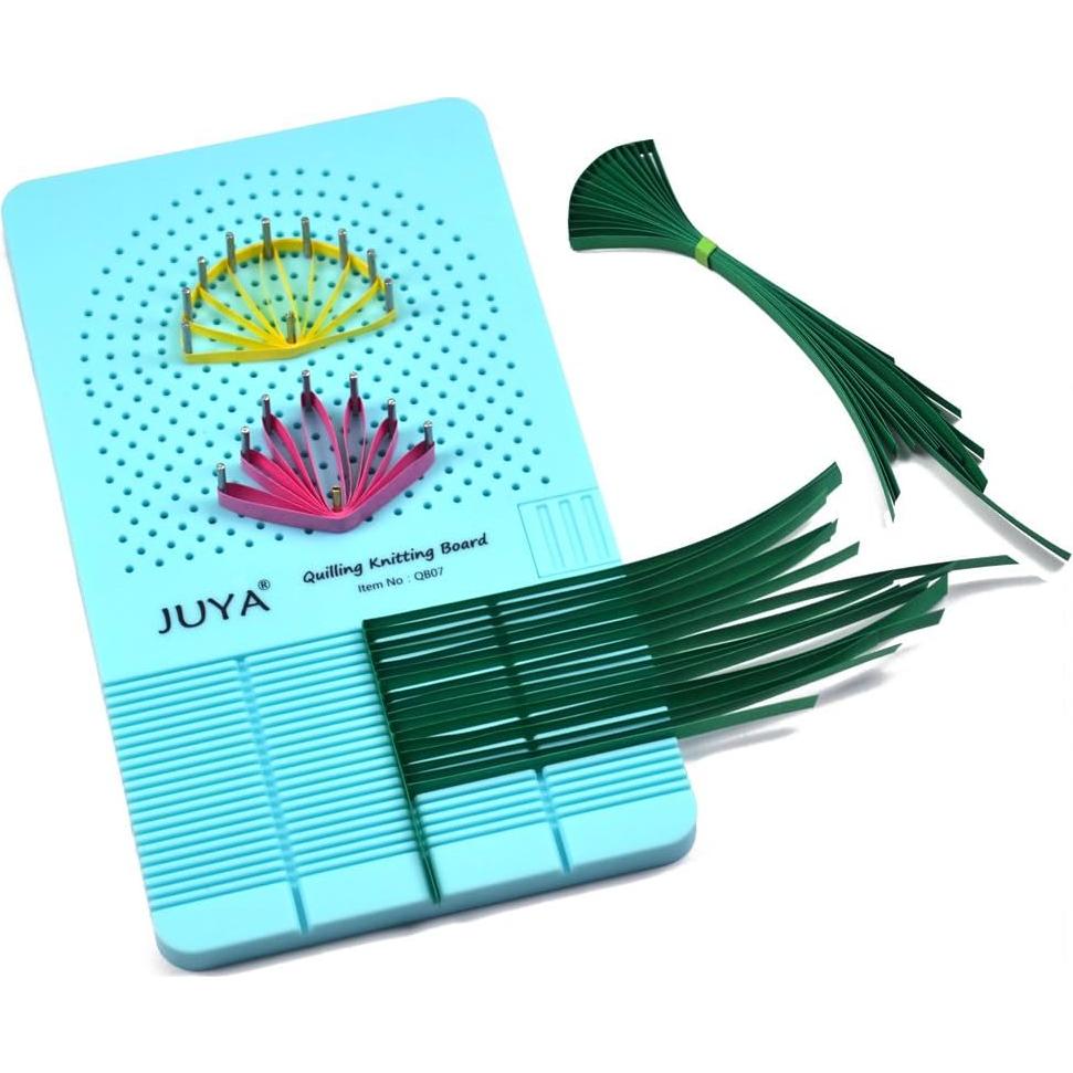 Tablero de Tejido Quilling JUYA con Almacenamiento y 30 Varillas
