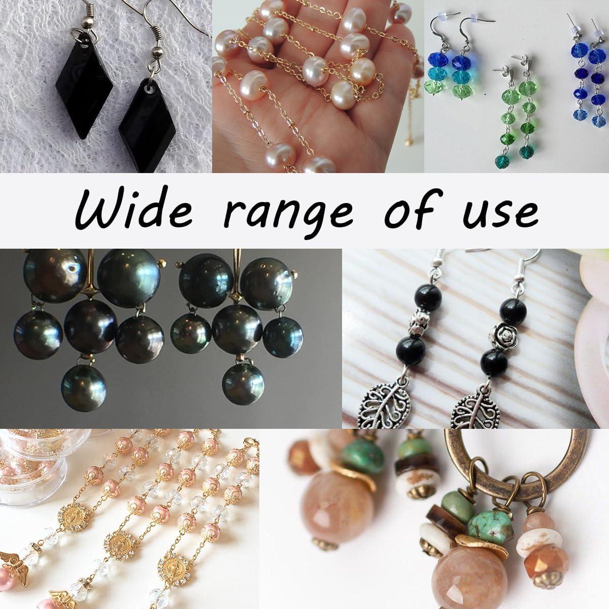 600 Pasadores de Joyería DIY BOYIVI Bronce y Negro 50 mm